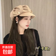 時(shí)尚新款帽子女秋冬季戶(hù)外鴨舌帽簡(jiǎn)約韓版運動(dòng)可愛(ài)女士遮陽(yáng)帽 卡其