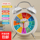 2025新款早教兒童小鬧鐘女孩自律男孩桌面起床神器鐘表學(xué)生用專用學(xué)習(xí)時鐘金屬機(jī)械打鈴鬧鈴 4寸【充電款】色塊分區(qū) 輕松認(rèn)時