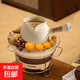 圍爐煮茶罐罐茶煮茶器具陶壺煮茶壺家用烤茶罐煮奶茶罐烤火爐套裝