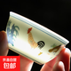 白瓷茶杯仿古玩田園風(fēng)雞缸系列功夫茶具茶杯品茗杯主人單杯 斗彩雞缸杯小號
