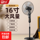 駱駝電風(fēng)扇家用落地扇工業(yè)電扇大風(fēng)力宿舍臥室客廳辦公室立式制冷遙控大網(wǎng)罩升降搖頭風(fēng)扇節能省電 16英寸塑扇葉【機械款】+3米延長(cháng)線(xiàn)
