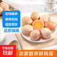 農(nóng)家散養(yǎng)谷物蛋鮮雞蛋 新鮮柴雞蛋農(nóng)場直供 10枚 單枚40g