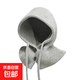 巴拉克拉帽子女冬季韓系毛線針織保暖護(hù)耳圍脖一體包頭帽簡約時尚 巴拉克拉帽-灰色【加厚保暖】