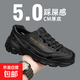 男款夏季外穿厚底防滑戶(hù)外涉水溯溪鞋休閑運(yùn)動(dòng)開(kāi)車(chē)沙灘涼鞋 黑色 42