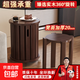 實木圓凳子可疊放疊疊樂家用組合凳現(xiàn)代吃飯客廳餐桌收納堆疊椅子 進口橡膠木-胡桃色4只-不帶輪 質保十年坐壞換新