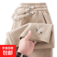 奈加圖（NAIJIATU）短褲男士夏季新款潮牌寬松休閑家居大褲衩沙灘 飛鶴卡其 2XL