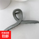 網(wǎng)紅韓版發(fā)夾交叉少女后腦勺大號(hào)抓夾百搭簡(jiǎn)約夾子頭飾沖涼馬尾夾 灰色