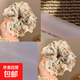 浪漫多巴胺粉色蝴蝶結波點(diǎn)大腸發(fā)圈女高級感韓系甜美兒童發(fā)飾夏 浪漫藍色  2個(gè)