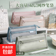 莫蘭迪色筆袋ins風(fēng)簡(jiǎn)約高顏值透明可視雙層超大容量網(wǎng)紗筆袋中小學(xué)生考試拉鏈式收納便攜文具袋 綠色