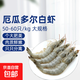 厄瓜多爾白蝦大號原裝進(jìn)口鹽凍凈重4斤鮮凍蝦類(lèi)海鮮水產(chǎn) 50/60厄瓜多爾白蝦 2斤(凈重)