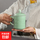 茶杯陶瓷帶蓋辦公杯老板杯會(huì )議室水杯泡茶馬克杯子大容量 【正宗龍泉青瓷】纏枝杯 450ml 梅子青
