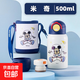 【迪士尼正版】兒童保溫杯316不銹鋼吸管幼兒園上學500ml水杯 米奇 500ml 無規(guī)格