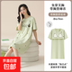 帶胸墊睡裙女夏季短袖睡衣可外穿大碼學(xué)生防凸點(diǎn)連衣裙中裙春夏天 短袖睡裙：Q3606（帶胸墊） XL （115-130斤）