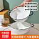 雙耳10英寸綠雙線異型雙耳碗家用陶瓷餐具雙耳湯碗水果碗 2只10英寸綠色雙耳碗