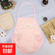 艾絨肚兜寶寶積食脾胃調理艾草艾葉肚兜嬰兒護肚睡袋 粉色【艾絨包+純棉肚兜】 小號（0-3歲)