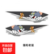 車(chē)貼劃痕遮擋遮蓋車(chē)身車(chē)門(mén)電動(dòng)車(chē)摩托車(chē)汽車(chē)車(chē)頭個(gè)性創(chuàng  )意貼花貼紙 【貓和老鼠】 一對裝