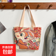 手提包新款韓版輕便ins購物收納袋飯盒便當包帆布包 兔子小包 小包