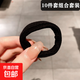 精致粗頭繩扎頭發(fā)皮筋高級感高彈力馬尾橡皮筋發(fā)圈女 黑色10個(gè)裝