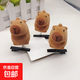 新品發(fā)夾卡通頭飾賣(mài)萌可愛(ài)水豚彈簧夾搞怪小夾子學(xué)生禮物 卡皮巴拉發(fā)夾（1個(gè) 裝）
