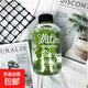 pongdang超大容量玻璃杯便攜水瓶 water水果茶玻璃水杯花茶杯學(xué)生 小胖 Water 黑色 600ml 1只