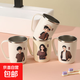 親子杯情侶牙刷杯一家四口刷牙杯子創(chuàng  )意洗漱杯塑料牙缸漱口杯家用 【爸爸+媽媽+哥哥弟弟】4口之家