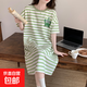 寬松女士睡裙可外穿夏季舒適純棉睡裙JBE-K-J90600女 JBE-K-J90600女 L (165) 建議96-115