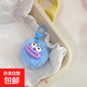 可愛(ài)搞怪嘴毛球鑰匙扣丑萌趣味香腸嘴掛飾情侶閨蜜學(xué)生包包掛件 大嘴毛毛-藍色 5個(gè)