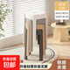 凳子家用塑料凳子椅子熟膠凳圓凳加厚凳子板凳可疊放風(fēng)車(chē)凳餐凳 沉穩(wěn)-【白灰卡黑】四把裝 30cm 標(biāo)準(zhǔn)寬度座面