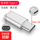 【京東物流】適用安卓轉(zhuǎn)typec轉(zhuǎn)接頭iphone14蘋果手機(jī)PD充電線轉(zhuǎn)換器micro轉(zhuǎn)lighting華為數(shù)據(jù)線 安卓轉(zhuǎn)Type-C【銀】合金款