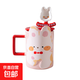 立體卡通動(dòng)物樂(lè )園陶瓷杯子萌趣可愛(ài)高顏值女生學(xué)生馬克杯帶蓋勺子 可愛(ài)小兔-粉杯帶蓋勺 1個(gè) 380ml