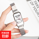 適用華為手環(huán)9表帶10手表8榮耀9運動(dòng)智能7米蘭腕帶watch九八代金屬磁吸鐳雕替換帶nfc女表鏈男配件 【KT貓米蘭】銀色 適用:華為手環(huán)10/NFC【銀色連接器】