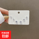 耳釘六件套鋯石小耳釘ins潮小眾設計感星期耳環(huán)耳飾 銀色耳釘（3對）