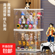 【星優(yōu)同廠】泡泡瑪特盲盒展示盒透明手辦收納盒展示柜公仔展示架 全透明【正方形高款】