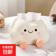 創(chuàng  )意可愛(ài)紙巾盒2025新款高級感餐桌紙抽盒家用客廳桌面紙巾收納盒 笑臉云朵紙巾盒