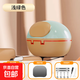 電動(dòng)車(chē)后備箱適用雅迪愛(ài)瑪臺鈴靠背尾箱大容量?jì)ξ锵潆娖寇?chē)通用 【淺綠色】反臟內墊+安裝配件
