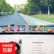 車載飾品擺件汽車中控臺擺件電動車裝飾小配件女車內(nèi)用品裝飾大全 7款仙人掌小花盆2個小橘子9件套