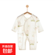 【全網(wǎng)熱銷】嬰兒連體衣薄款長(zhǎng)袖空調(diào)服寶寶純棉居家睡衣哈衣 5251#草坪鹿 59cm