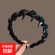 水鉆路易斯巴黎王妃發(fā)箍女款2025新款蓬松高顱頂頭箍碎發(fā)神器發(fā)卡 升級款輕奢帶鉆繞珠