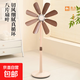 駱駝電風(fēng)扇家用落地扇電扇八葉強(qiáng)風(fēng)靜音制冷大風(fēng)量學(xué)生宿舍辦公室小型立式風(fēng)扇 升級強(qiáng)風(fēng)八葉落地扇【咖色】 標(biāo)配 1.3米電線