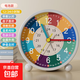 2025新款早教兒童小鬧鐘女孩自律男孩桌面起床神器鐘表學(xué)生用專(zhuān)用學(xué)習時(shí)鐘金屬機械打鈴鬧鈴 4.5寸【電池款】輕松認時(shí)