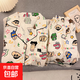 開(kāi)衫卡通可愛(ài)蠟筆小新睡衣女夏季短袖短褲學(xué)生宿舍家居服兩件套 50502云朵棉雙短 L