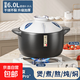 砂鍋燉鍋家用燃氣耐高溫陶瓷煲湯鍋干燒不裂煤氣灶煲仔飯湯煲沙鍋 【三葉草】雙倍抗裂 6L