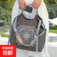 日系Ball Chain同款平替刺繡購物袋花藤腰果花系列【不含肩帶】 深灰色【花藤】/ 大號