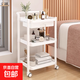 美容車(chē)美容院專(zhuān)用手推工具車(chē)火罐車(chē)小氣泡小推車(chē)置物架子醫療推車(chē) 白色三層抽屜款
