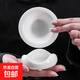 茶漏茶濾白瓷茶葉過(guò)濾網(wǎng)茶水分離茶隔陶瓷泡茶濾茶器茶具配件 精選款【羊脂玉過(guò)濾組+簡(jiǎn)裝】