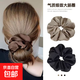 氣質(zhì)緞面新款韓版大腸發(fā)圈頭飾皮筋發(fā)夾高彈力高馬尾耐用扎頭繩 黑色+深咖+米灰