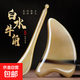 ?送禮好物?真牛角天然刮痧板面部美容撥筋美容院專(zhuān)用母親節禮物 白水牛角刮痧板厚8mm+撥筋棒