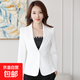 小西裝外套女2025春季韓版修身百搭長(cháng)袖休閑小個(gè)子西服上衣 單件白色外套 （9962） 2XL