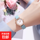 女生手表新款可愛(ài)卡通學(xué)生手表小清新森系氣質(zhì)手表女孩子裝飾手表 PD720藍