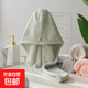 【潔麗雅同款】干發(fā)帽柔軟強吸水呵護秀發(fā)雪花絨包頭巾頭發(fā)速干 隨機色2條